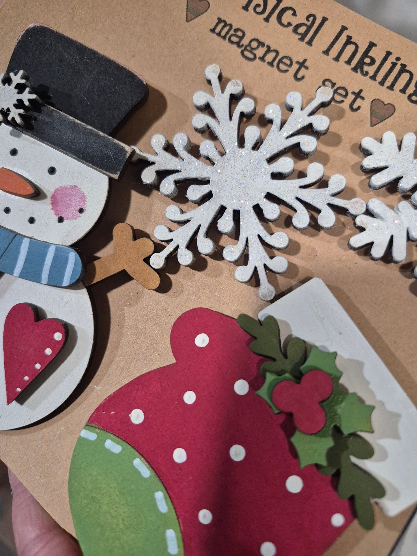 Silly Snowman Magnets Laser SVG