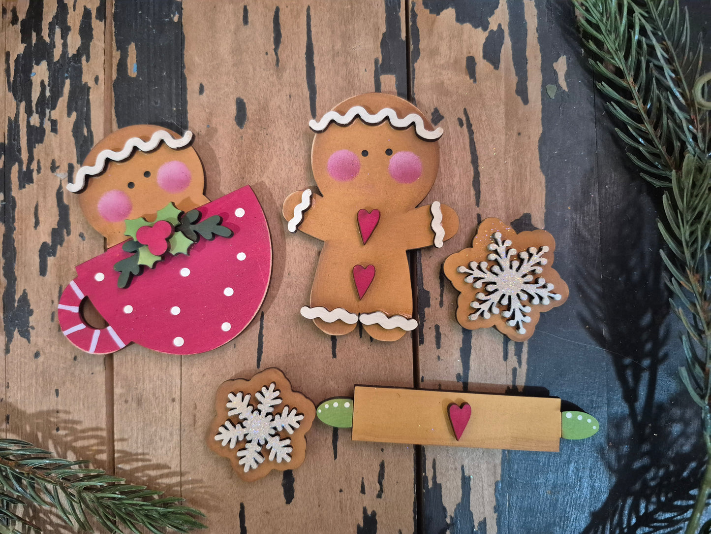 Sweet Gingers Magnet Set Wood Kit