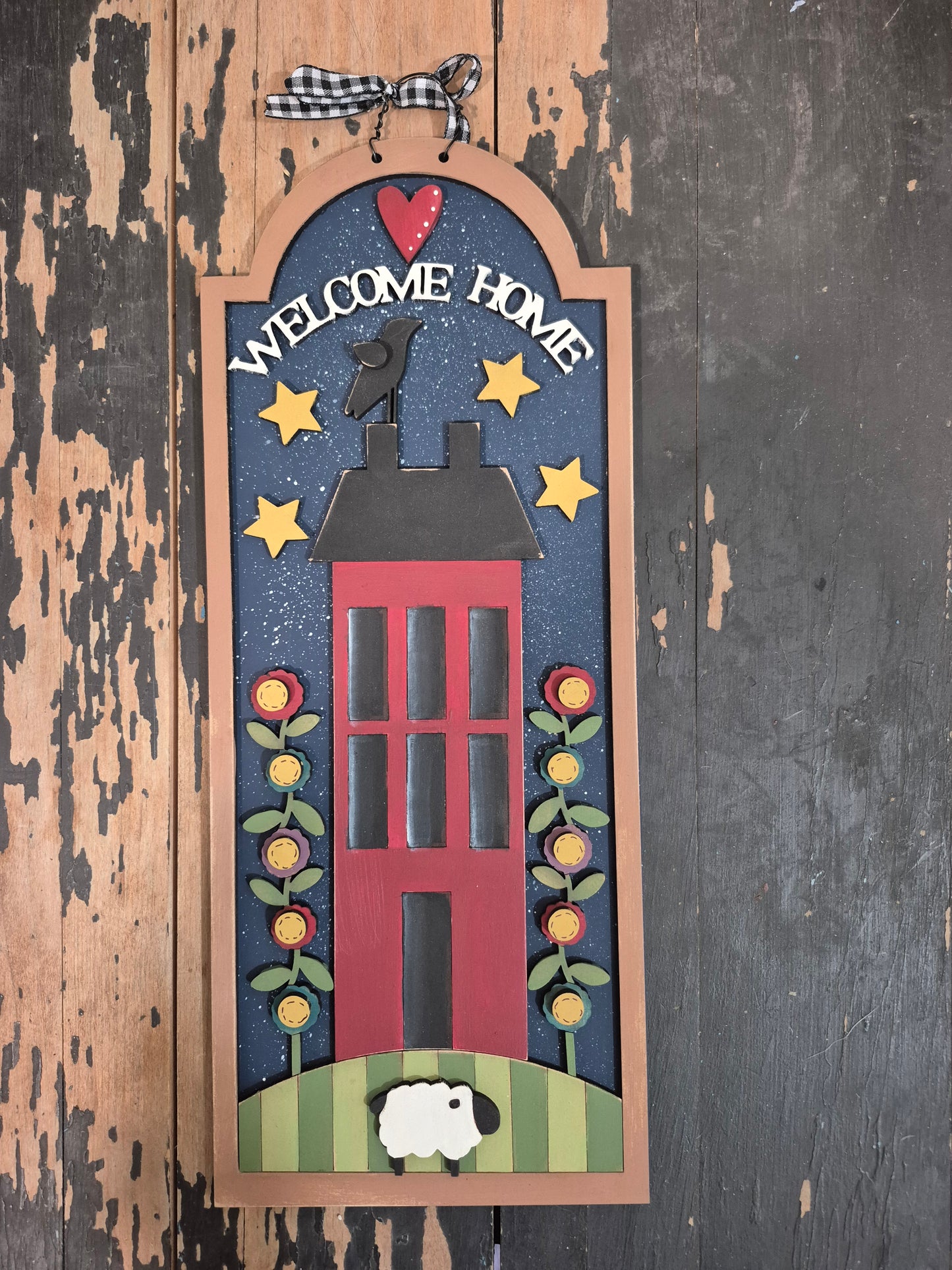 Welcome Home Prim Sign DIY Wood Kit