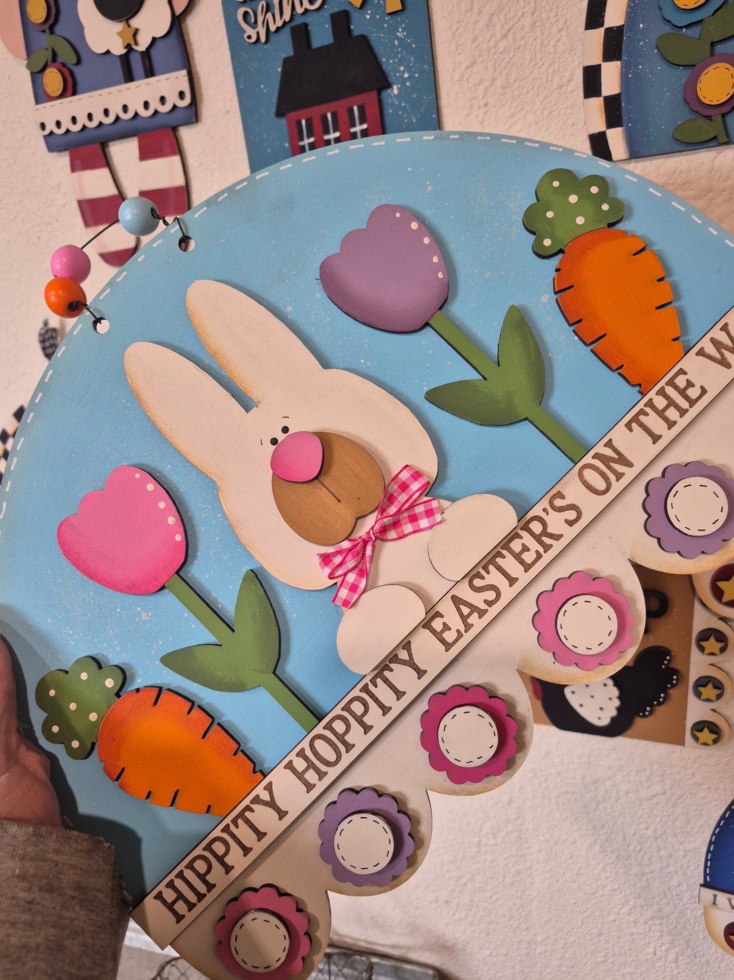 Hippity Hoppity Easter Sign Laser SVG