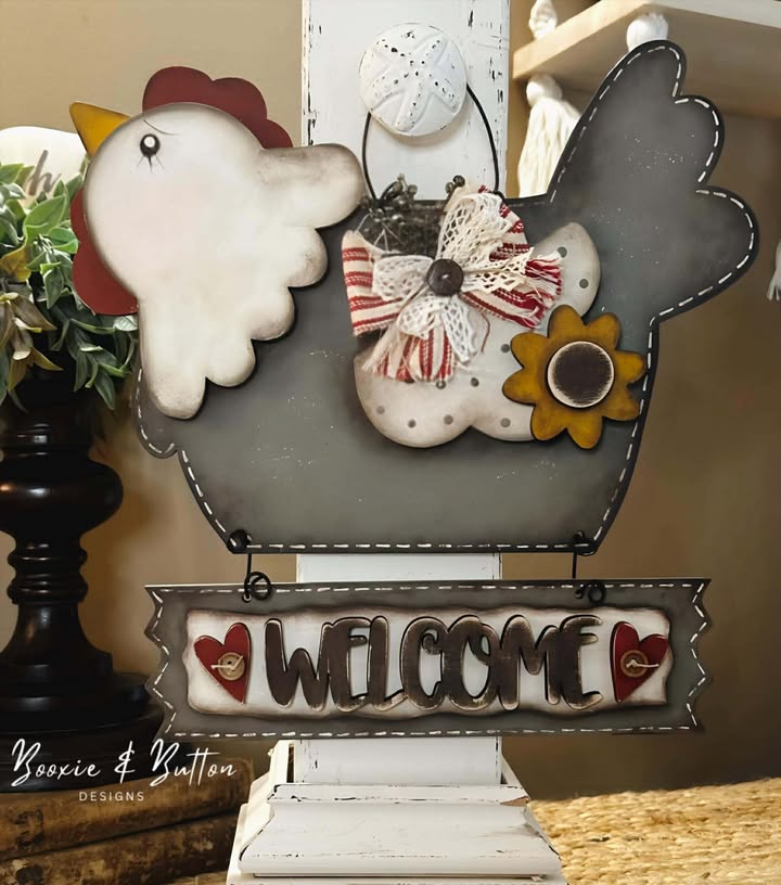 Sunflower Chicken DIY Wood Kit