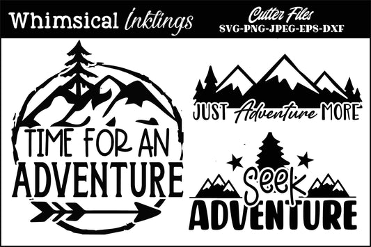 Adventure More SVG Set| Nature SVG