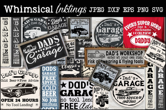 All About Dad SVG Bundle| Dad Designs |  Fathers Day|