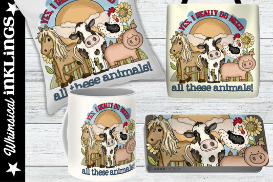 All These Animals Sublimations| Farm