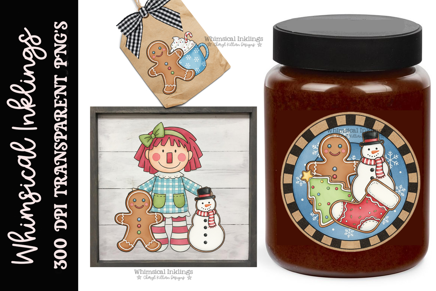 Annies Christmas Printables| Clipart|DTF|Sublimation