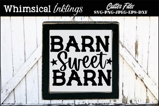 Barn Sweet Barn SVG |Farm SVG