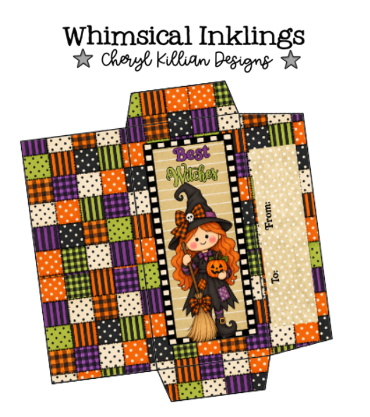 Best Witches Halloween Candy Bar Wrapper