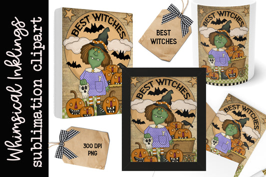 Best Witches Halloween Sublimation