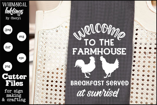 Breakfast Served At Sunrise SVG| Farmhouse SVG