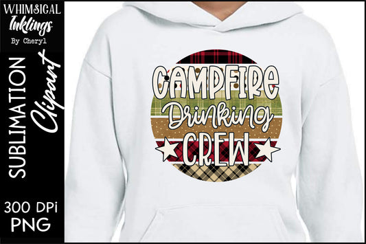 Campfire Drinking Crew Sublimation| Nature Sublimation