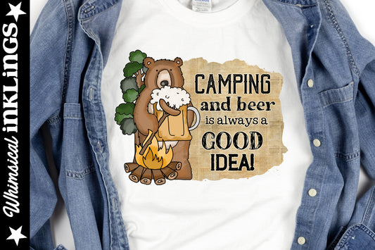 Camping and Beer Sublimation