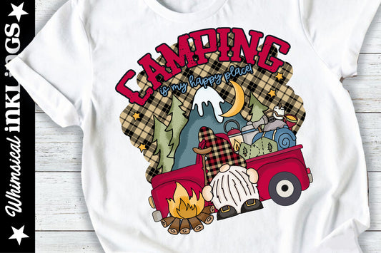 Camping Gnome Sublimation