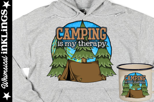 Camping Is My Therapy 2 Sublimation