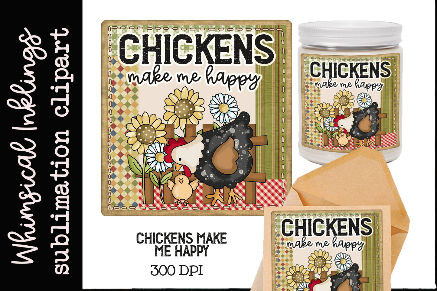 The Amazing Chicken Sublimation Bundle| Chicken Clipart| Chicken Designs