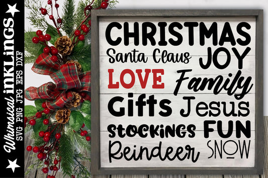 Christmas Joy SVG| Christmas Sign| Christmas SVG