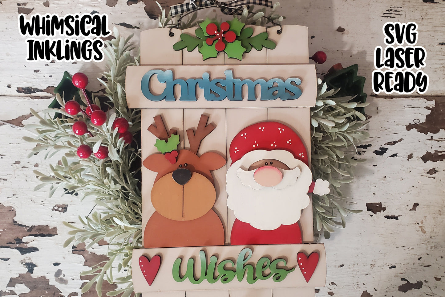 Christmas Wishes Laser SVG| Christmas Laser SVG