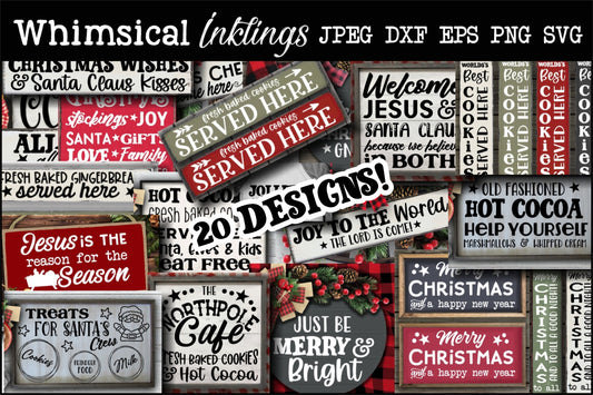 Christmas Hodge Podge SVG Bundle| Christmas Sign SVG| Christmas Designs