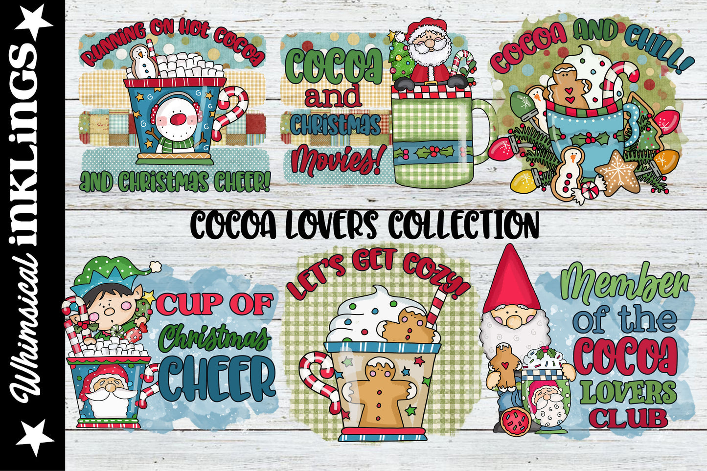 Cocoa Lovers Sublimation Collection| Christmas Cocoa