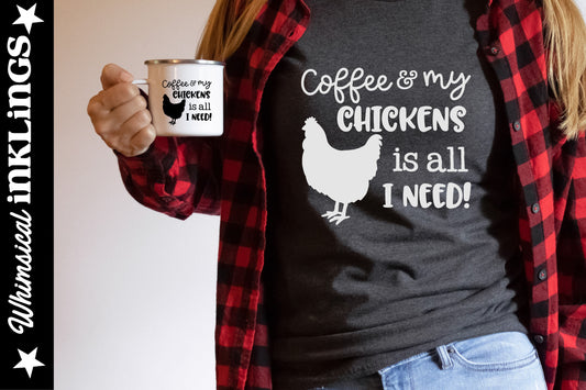 Coffee And Chickens SVG| Farm SVG