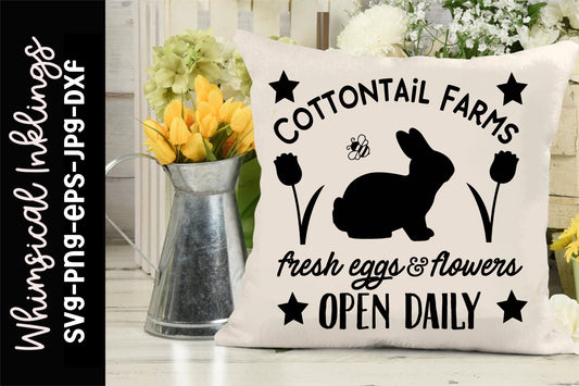 Cottontail Farms SVG| Easter SVG| Spring SVG