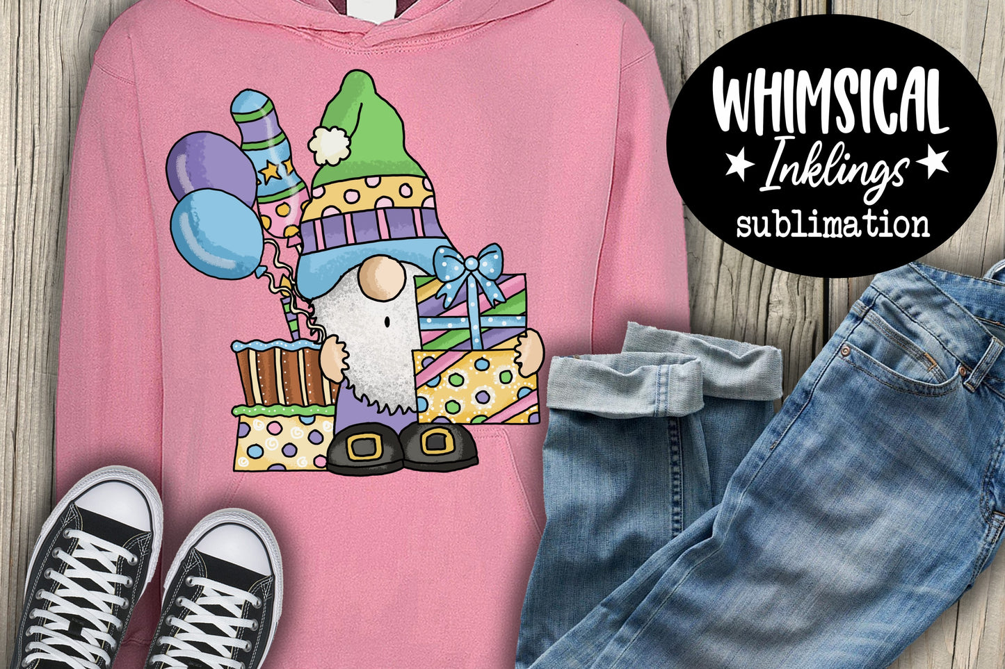 Cute Birthday Gnome Sublimation| Birthday Sublimation