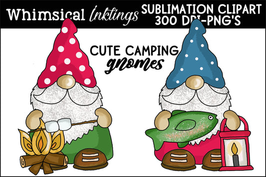 Cute Camping Gnomes Sublimation| Gnomes| Nature Sublimation