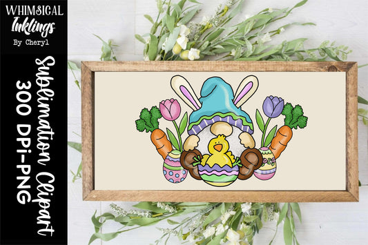 Cute Easter Bunny Gnome Sublimation| Easter Sublimation