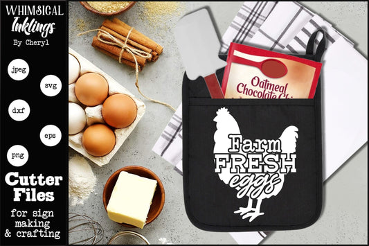 Farm Fresh Eggs Chicken Sign SVG| Farm SVG|