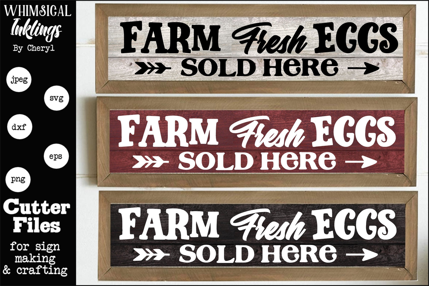 Farm Fresh Eggs Sold Here SVG| Chicken SVG| Farm SVG