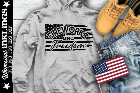 Fireworks And Freedom SVG| Patriotic SVG