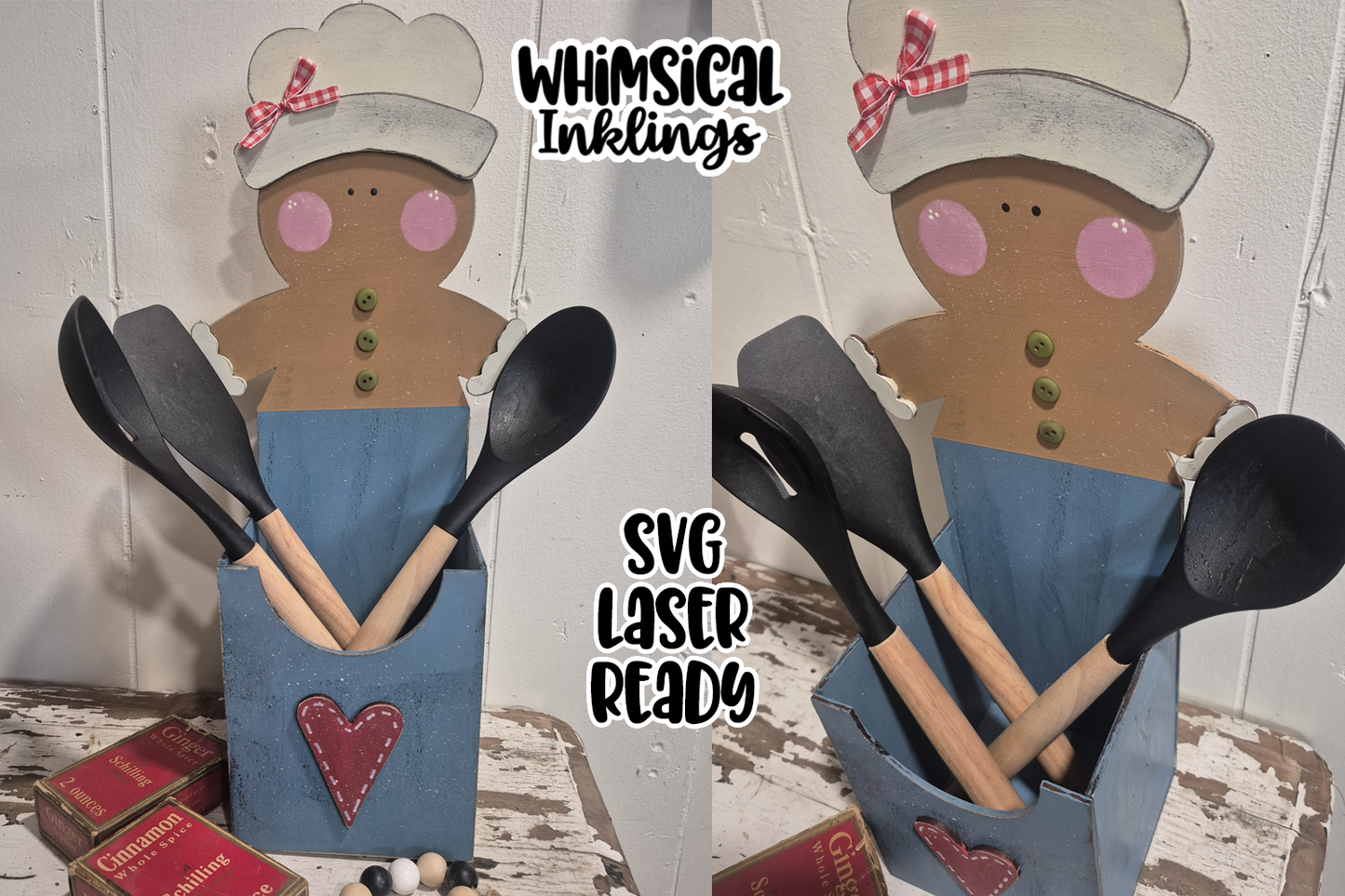 Gingerbread Kitchen Box Laser SVG