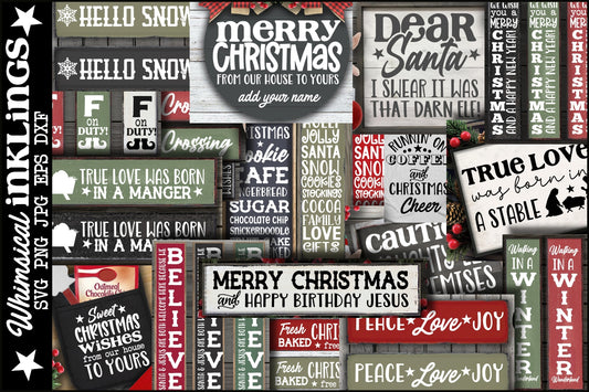 Happy Christmas Volume 2 SVG Bundle |Christmas SVG's| Christmas Bundle