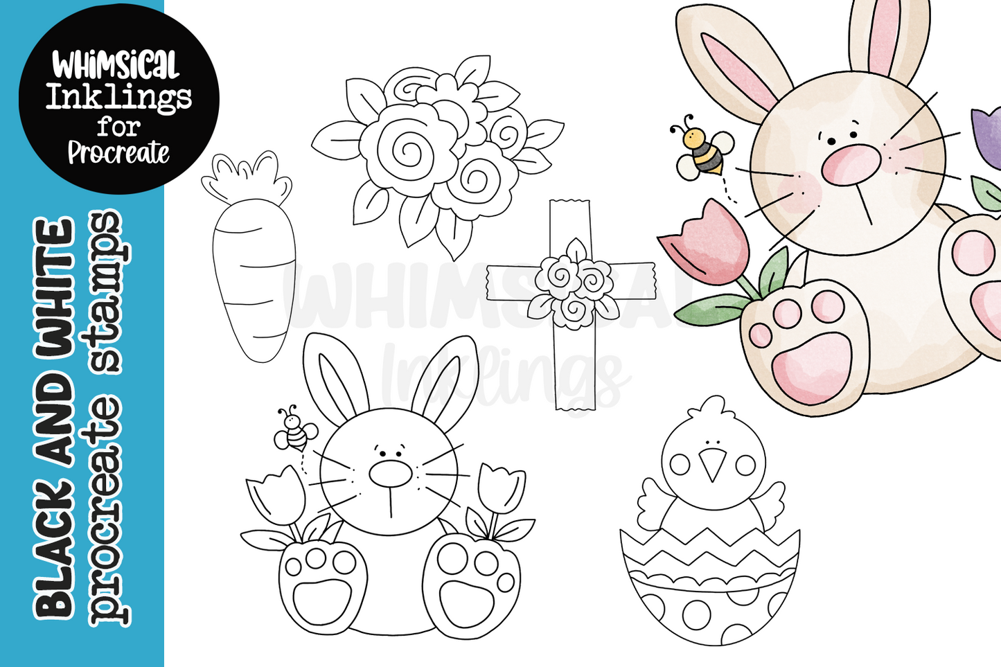 Happy Easter Procreate Stamps