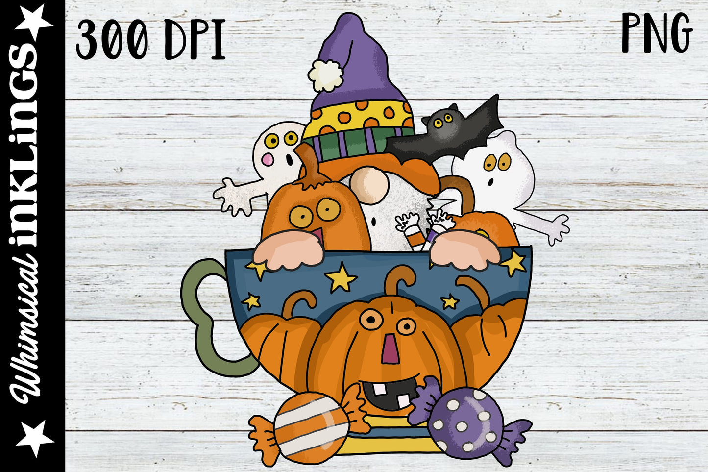 Happy Haunting Gnome Cup|Halloween Sublimation