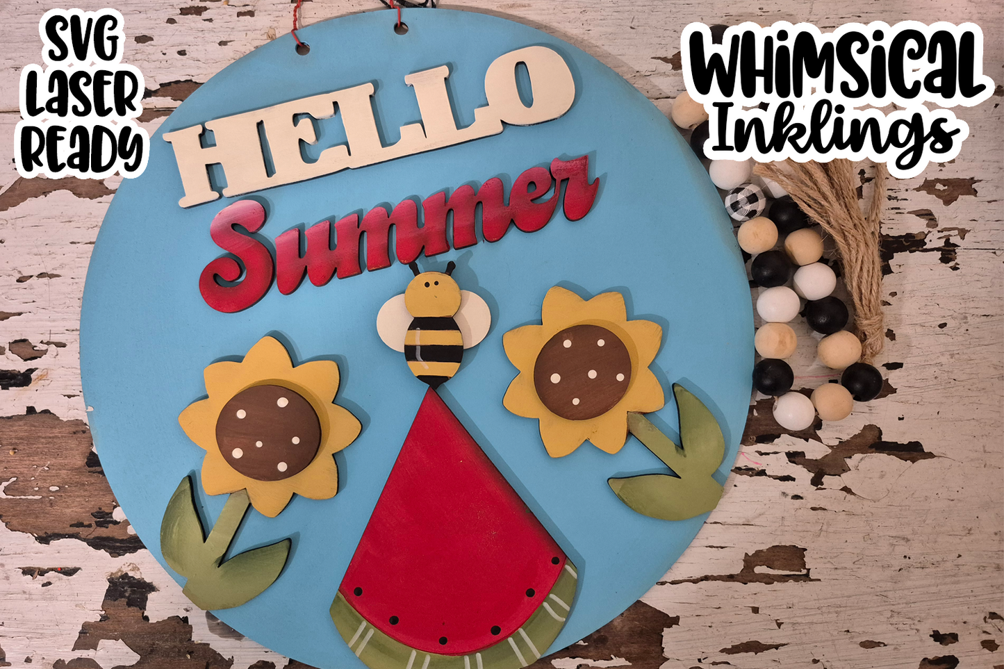 Summer Breeze Sign Laser SVG | Summer Laser SVG