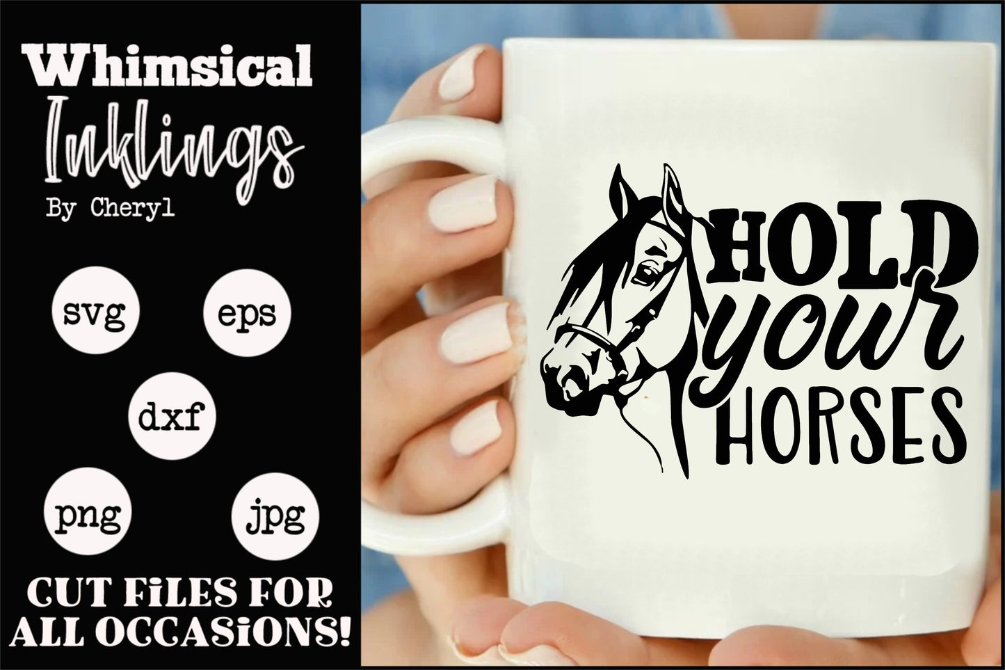 Hold Your Horses SVG Set| Farm SVG|