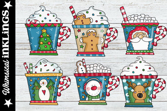 Holiday Cocoa Cups Sublimation| Christmas Cocoa| Christmas Sublimation