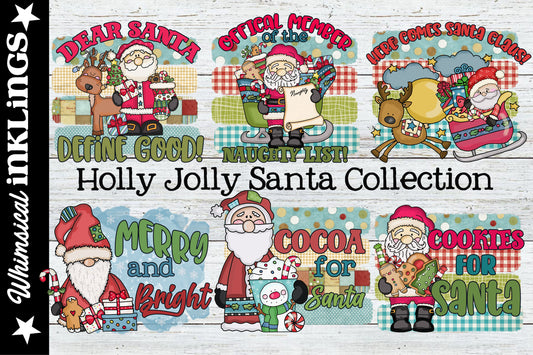Holly Jolly Santa Sublimation Set