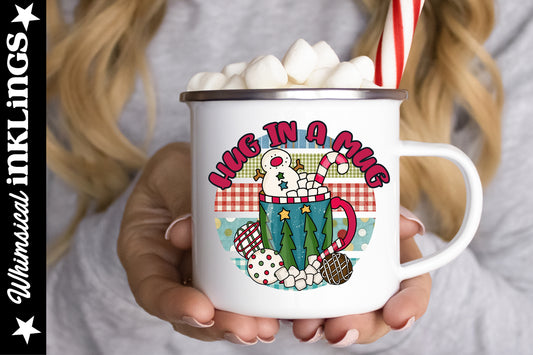 Hug In A Mug Sublimation| Christmas Cocoa