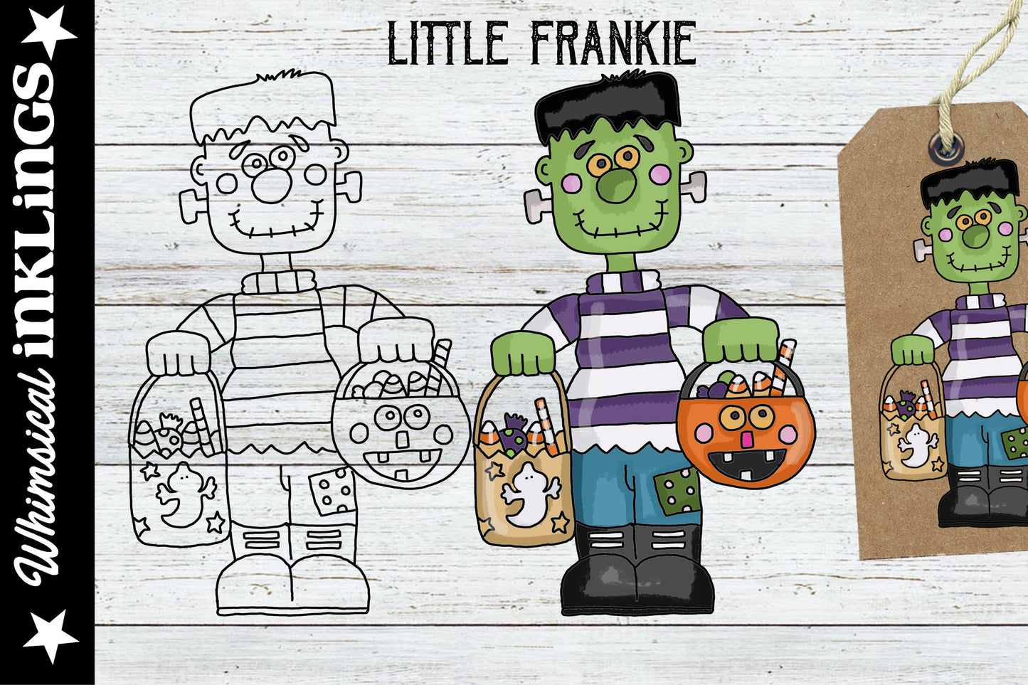 Little Frankie Halloween Sublimation