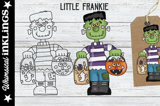 Little Frankie Halloween Sublimation