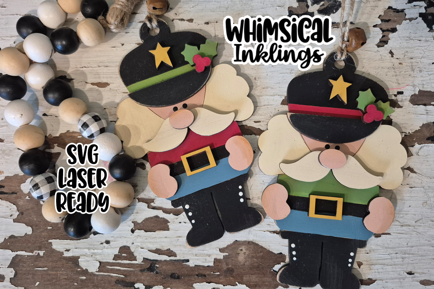 Little Nutcracker Ornament Laser SVG