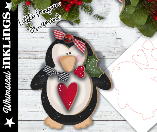 Little Penguin Ornament DIY Wood Kit