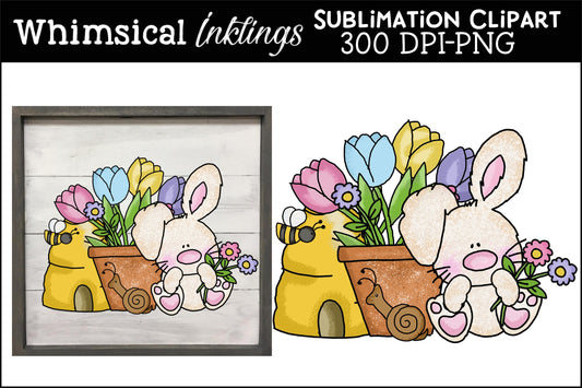 Little Spring Bunny Sublimation