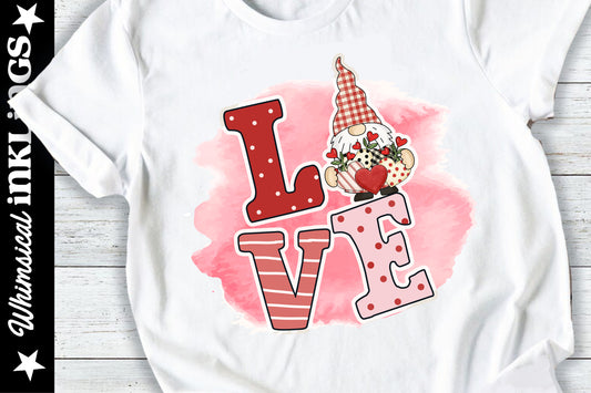 Love Gnome Sublimation| Valentines Day
