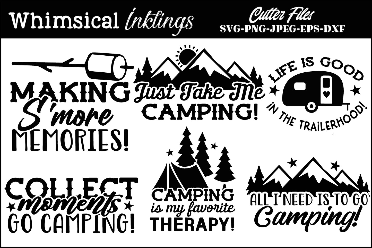 Making Smore Memories SVG Set| Camping SVG| Nature SVG