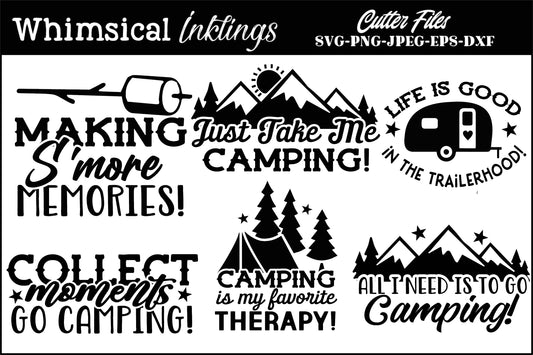 Making Smore Memories SVG Set| Camping SVG| Nature SVG