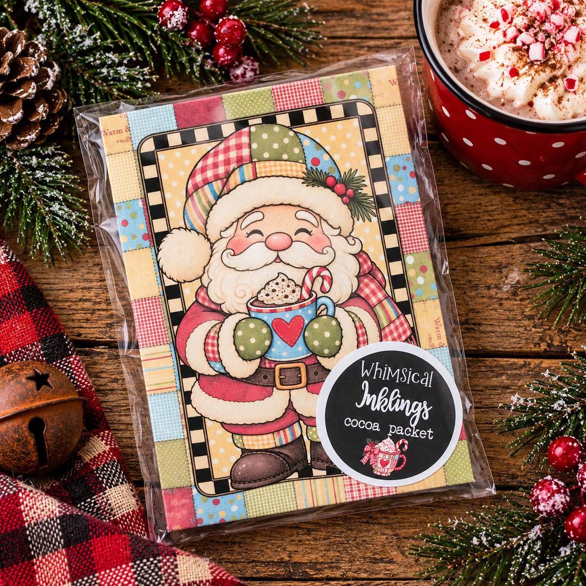 Merry Christmas Santa Cocoa packet
