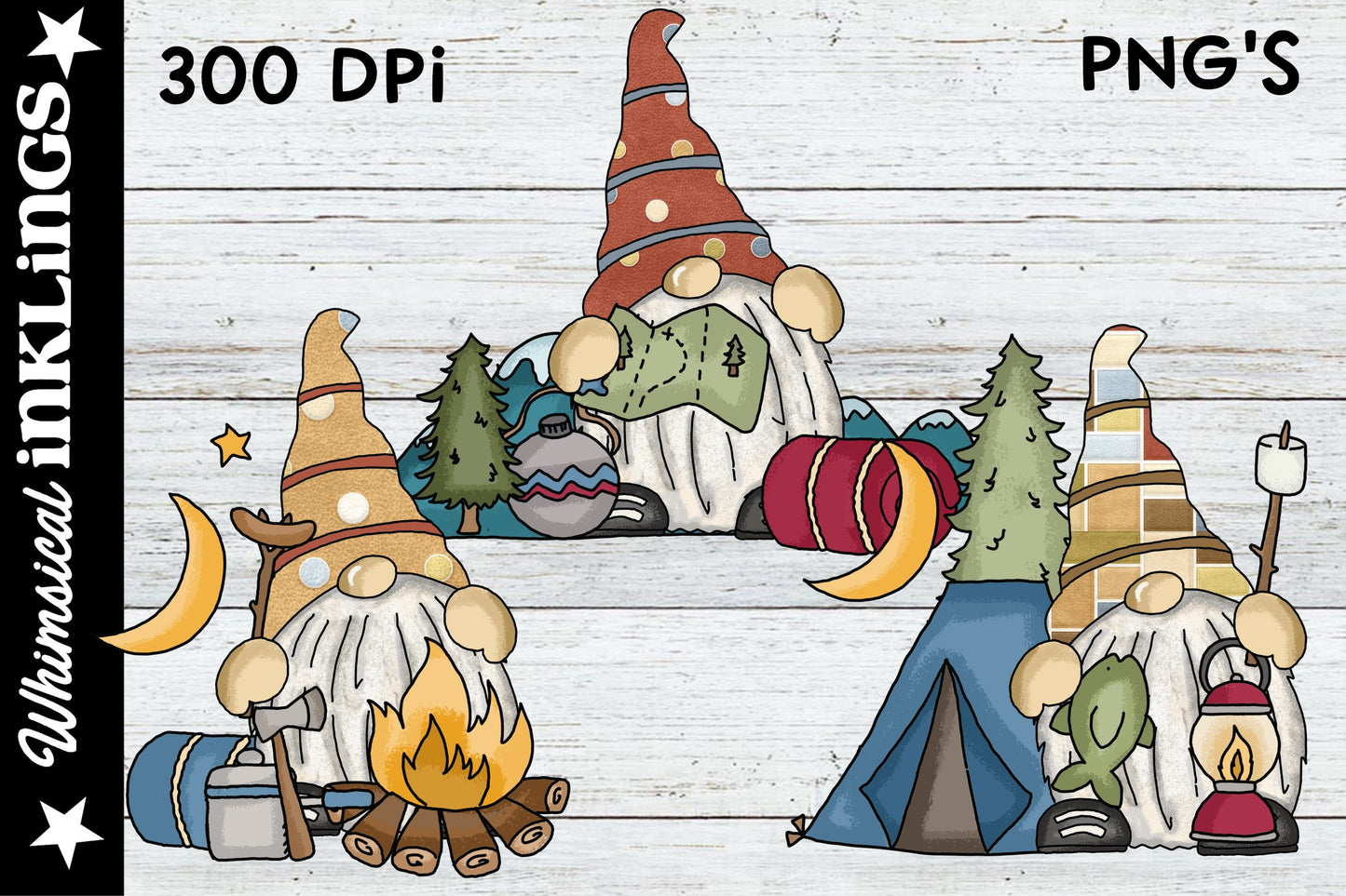 Nature Lovin Gnomes Sublimation| Camping