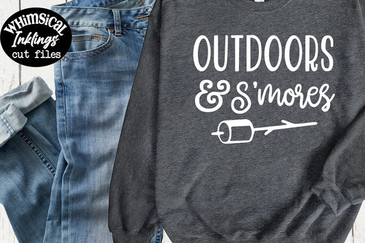 Outdoors and Smores| Camping SVG